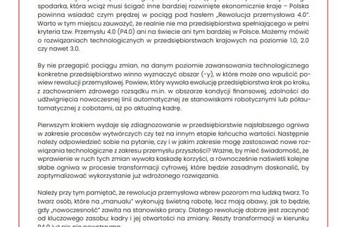 Stan Przemysłu 4.0 w Polsce - przeczytać warto